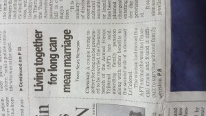 Law on Live-in relationship in India